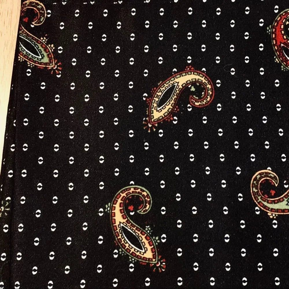 Royal‎ Black Paisley Scarf